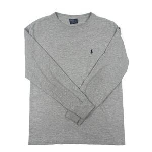 Polo Ralph Lauren Men Shirt Size Small Gray Logo Golf Classic Crew Neck Tee